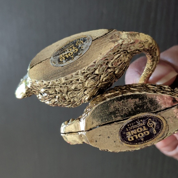 Napkin Holder,Gold Figurine - Picture 4 of 6